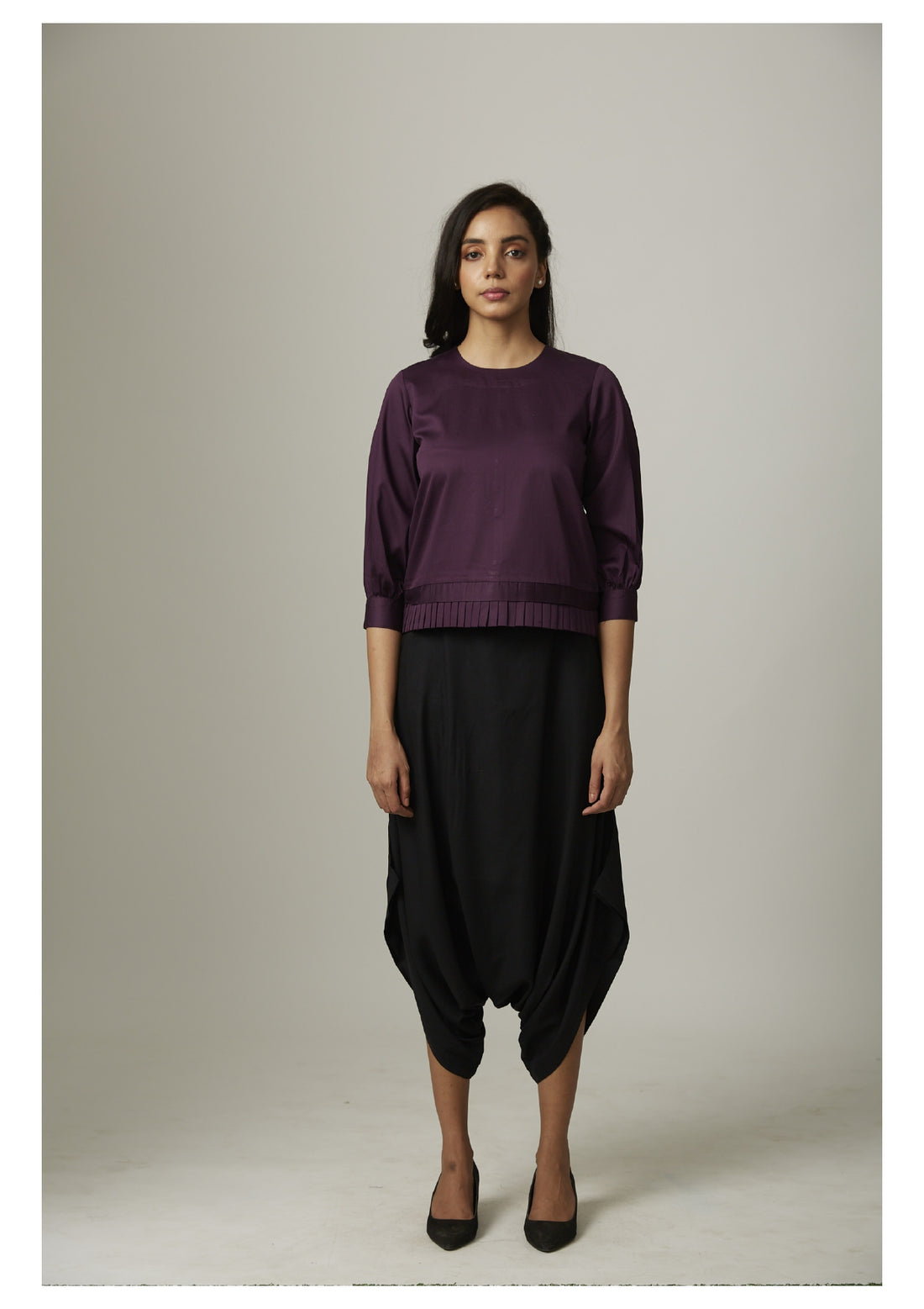 Top with Bottom Pleat